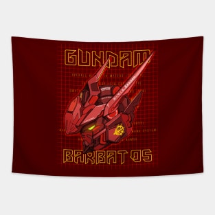 Gundam Barbatos Blueprint Sazabi Tapestry