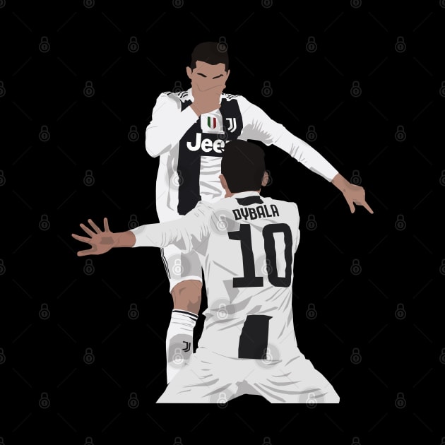 Cristiano Ronaldo Paulo Dybala Juve by Hevding