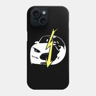 Tesla model s - earth Phone Case