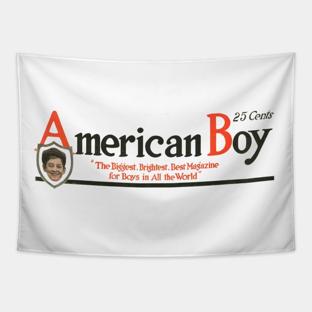 American Boy Tapestry by MindsparkCreative