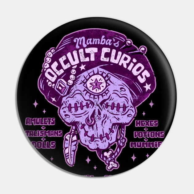 Mamba's Occult Curios Pin by Marianne Martin