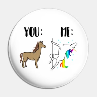 'Horse You Unicorn Me' Lovely Horse LGBT Gift Pin