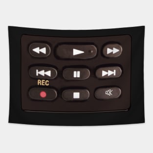 Remote control buttons 2 press play, rewind, fast forward, record, pause or mute Tapestry