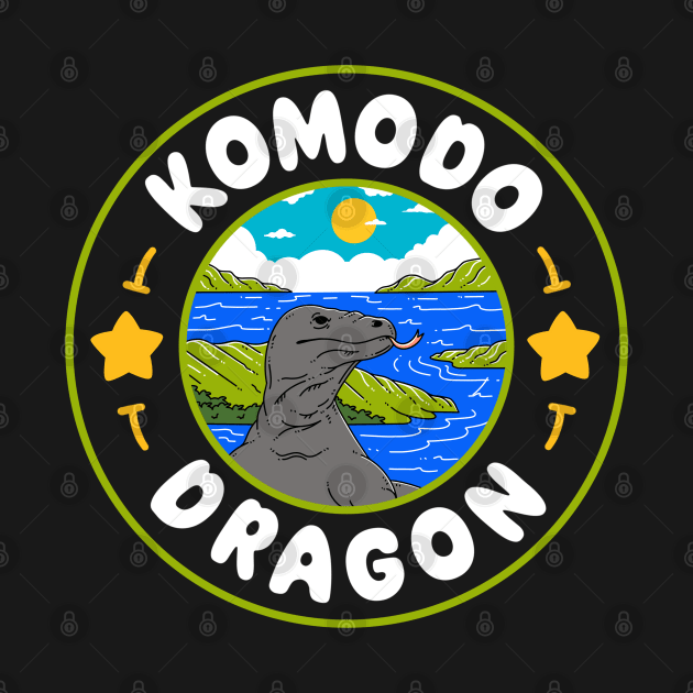 Komodo Dragon by Artthree Studio