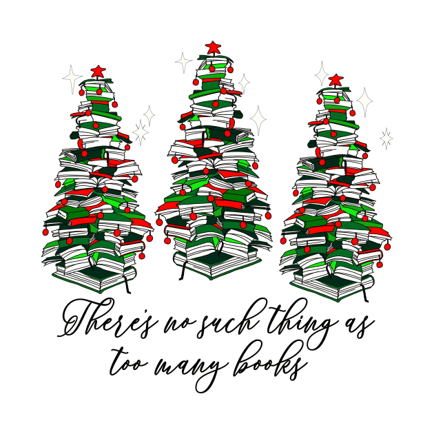 Christmas Book Trees, Book Quote, Librarian, Book Lovers, Love Reading by SilverLake