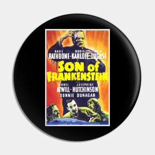 Son Of Frankenstein Movie Poster Pin