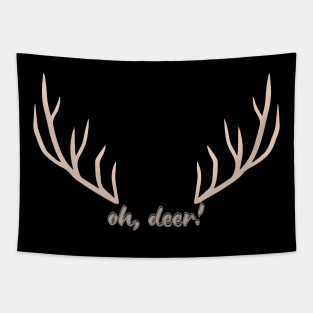 Oh deer | Christmas shirt Tapestry