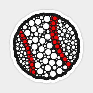 Dot Day Baseball Lover International Dot Day Polka Dot Magnet