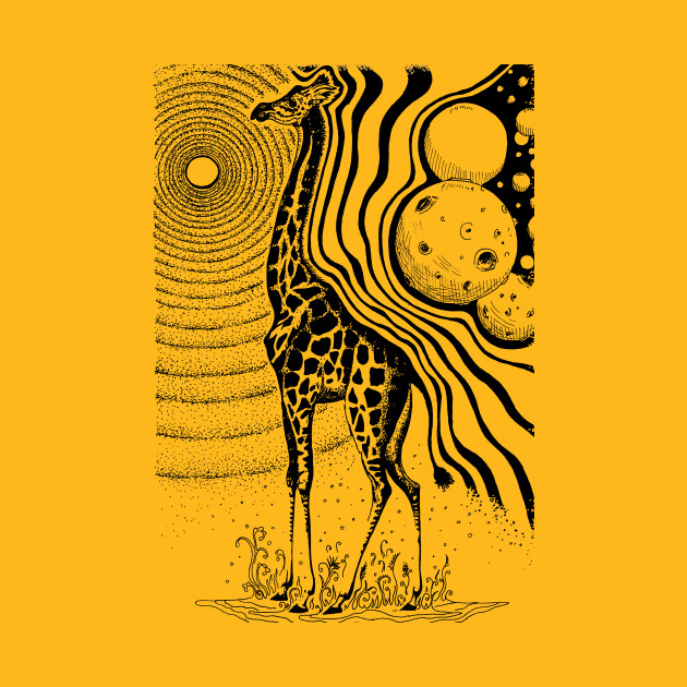 Psychedelic giraffe - Psychedelic - Phone Case