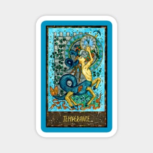 Temperance. Magic Gate Tarot Card Design. Magnet