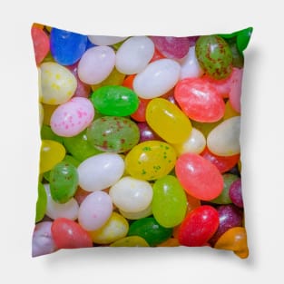 Colorful Jelly Beans Photograph Pillow