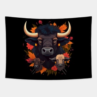 Water Buffalo Coloring Book Tapestry