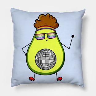 Disco Avoparty Avocado Pillow