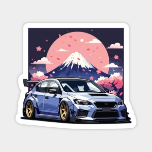 Subaru Impreza WRX STI Car - Widebody Modified JDM Car Magnet