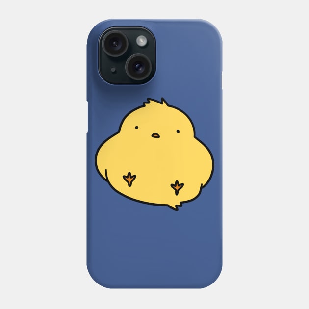 Chubby Yellow Bird Phone Case by saradaboru