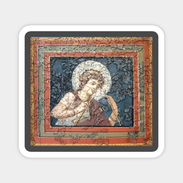 Roman Musician Magnet by Mosaicblues