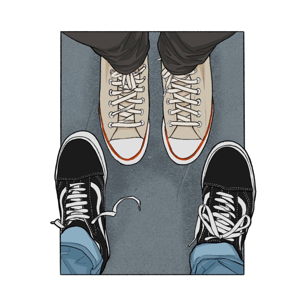 Charlie and Nick heartstopper - shoes by daddymactinus