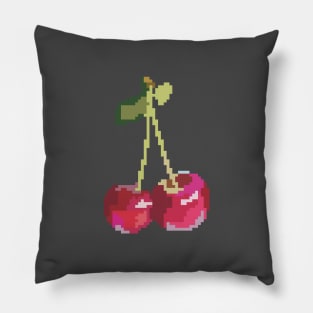 Pixel Cherries Pillow