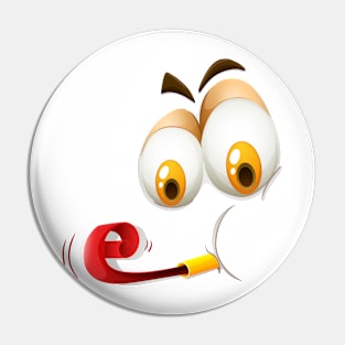 funny face Pin