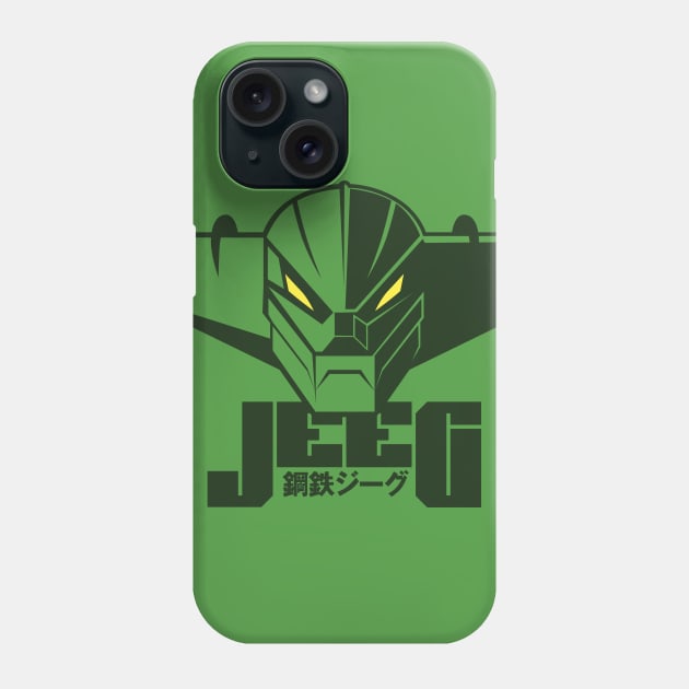 Jeeg Robot Shadow Phone Case by Yexart