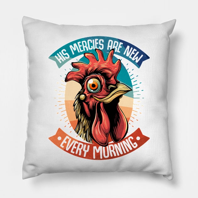 His Mercies are New Every Morning Pillow by TreehouseDesigns