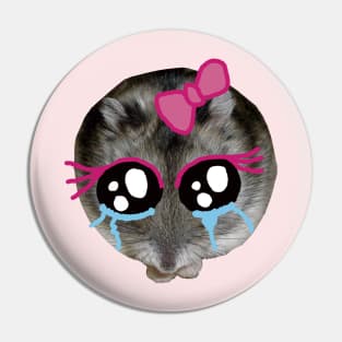 Sad Hamster Pin