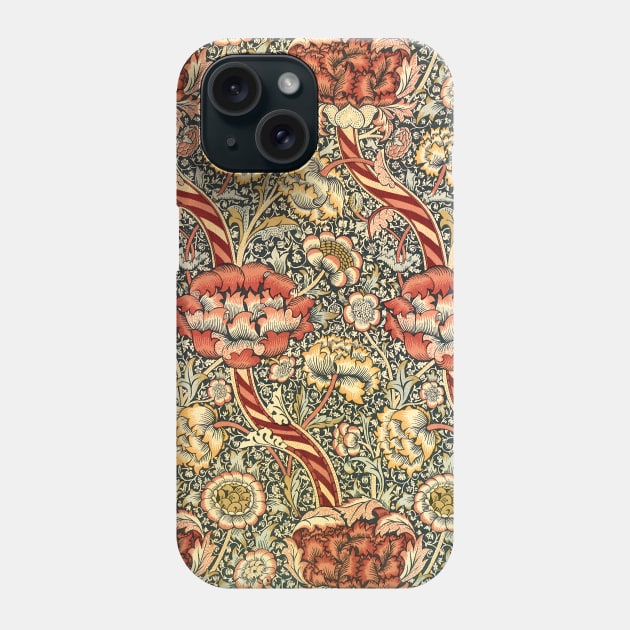 Wandle by William Morris, Vintage Textile Art Phone Case by MasterpieceCafe