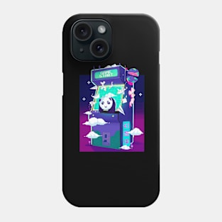 Fantasy origami panda arcade Phone Case