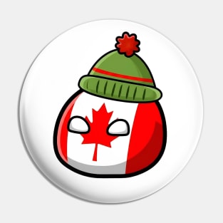 Canada Countryball Polandball Pin