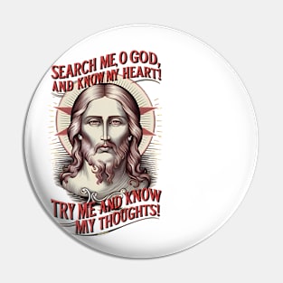 Search Me O God Pin