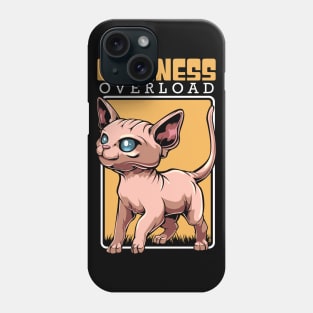 Sphynx Cat - Cuteness Overload - Cute Kawaii Cat Phone Case