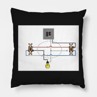 3-Way Switch Wiring Diagram Line Load In Ceiling Pillow