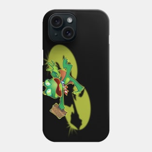 Frogger caught in Headlights Phone Case