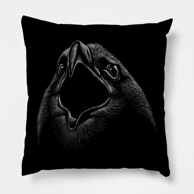 Eagle raven crow eagles US USA falcon magic t shirt t-shirt Pillow by Aprint Store