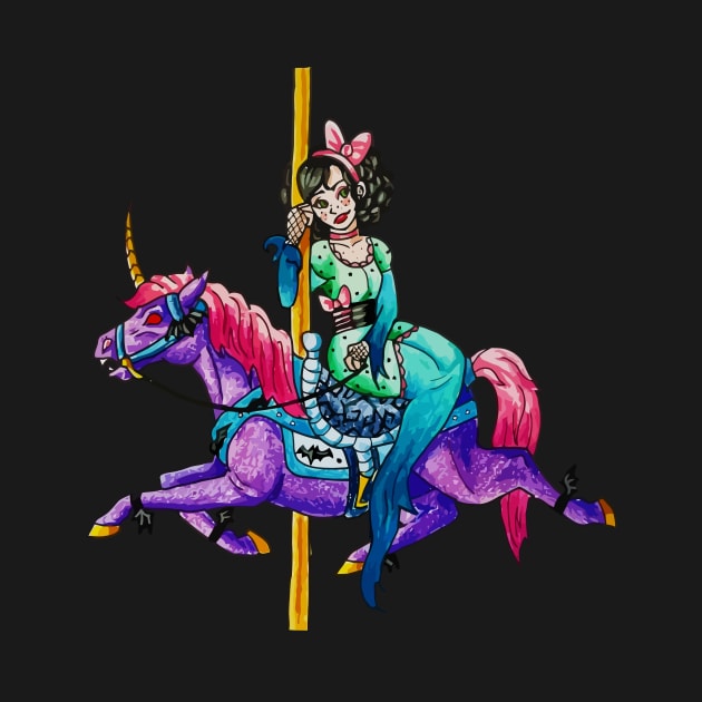 Pastel Goth Carousel by HomicidalHugz