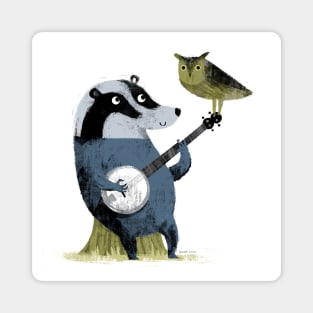 Badger and Owl Magnet