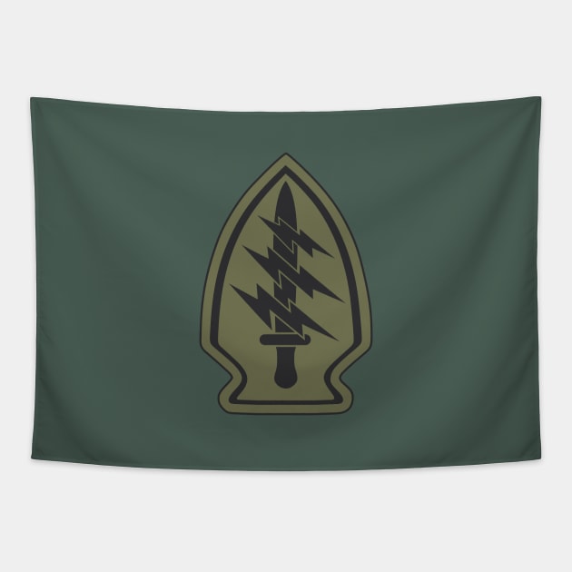 1st Special Forces Command (Airborne) Tapestry by Firemission45