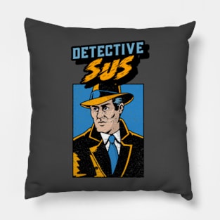 Detective Sus - Gen Z Slang Pillow