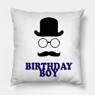 Birthday Boy -  Little Man Mustache Pillow