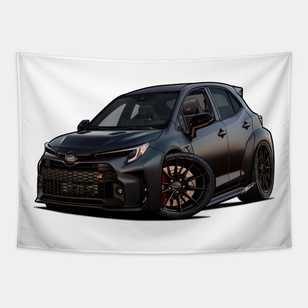 GR Corolla Morizo Tapestry by RCJM_Cartoons