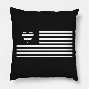 USA Love -  American Flag Style Pillow