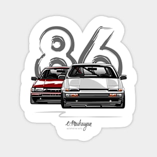 Ae86 legends Magnet