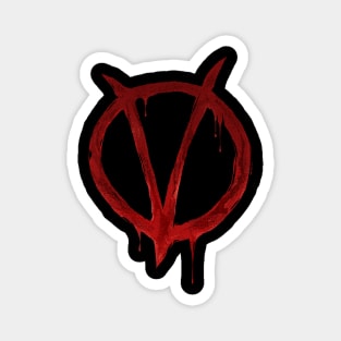 V For Vendetta Sign Magnet