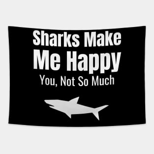 Shark Gifts for Shark Lovers - Funny Sharks Tapestry