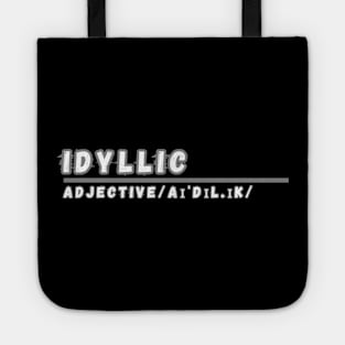 Word Idyllic Tote