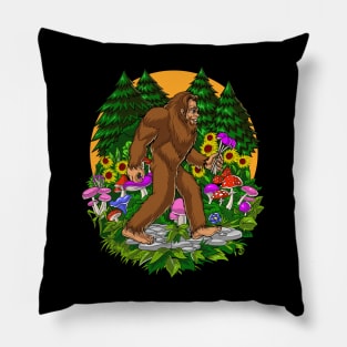 Magic Mushrooms Bigfoot Pillow