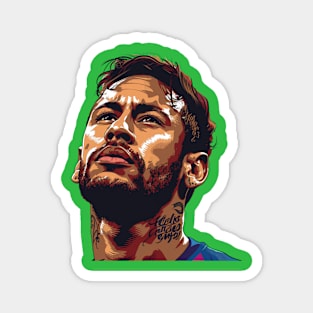 Neymar the Footbal King Magnet