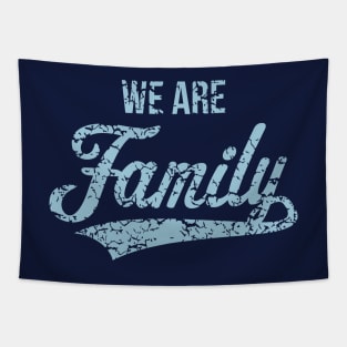 We Are Family (Sky-Blue / Vintage) Tapestry