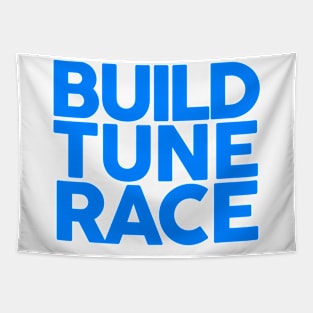 Build Tune Race Tapestry