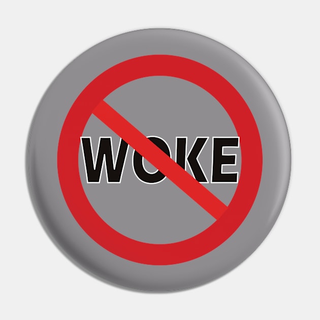 Get Woke Get Broke Pin by Wild Heart Apparel